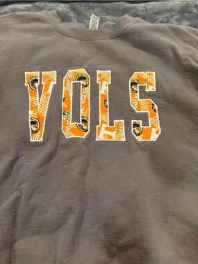Tennessee VOLS Graphic Sweatshirt - Gray with Orange